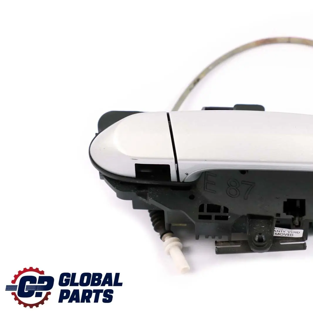 Complete Rear Right O/S Grab Door Handle Titansilber Silver to BMW 1 Series E87 2 with Part number 7069759 BMW 1 Series E87 2 Complete Rear Right O/S Grab Door Handle Titansilber Silver - SKU 7069759-TS2 - Part number 7069759