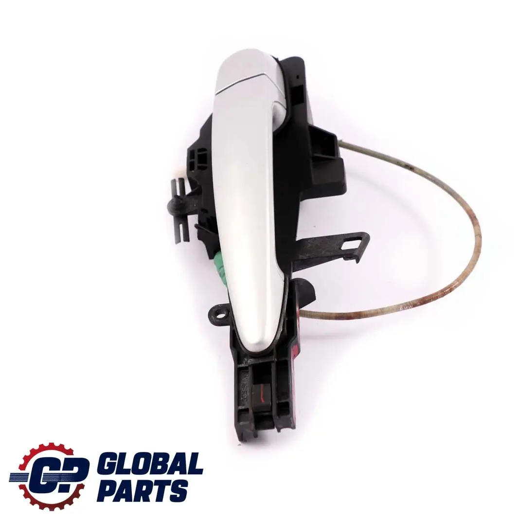 BMW 1 er E87 2 Türgriff Komplett Hinten Rechts Titansilber Metallic Silber 354 - SKU 7069759-TS2 - Teilenummer 7069759
