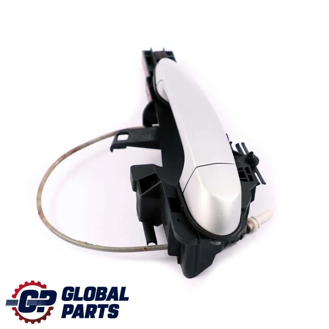 BMW 1 er E87 2 Türgriff Komplett Hinten Rechts Titansilber Metallic Silber 354 - SKU 7069759-TS2 - Teilenummer 7069759
