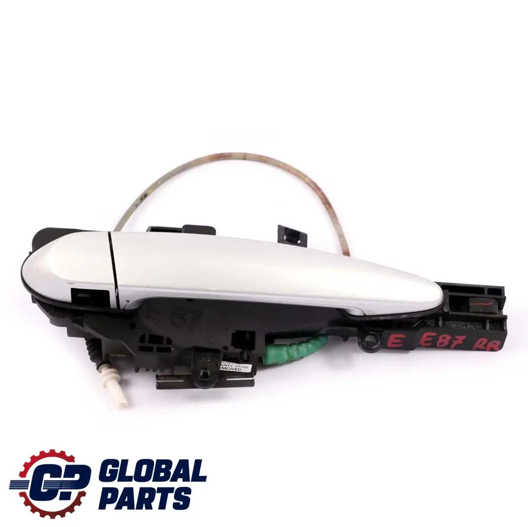 Complete Rear Right O/S Grab Door Handle Titansilber Silver to BMW 1 Series E87 2 with Part number 7069759 BMW 1 Series E87 2 Complete Rear Right O/S Grab Door Handle Titansilber Silver - SKU 7069759-TS2 - Part number 7069759