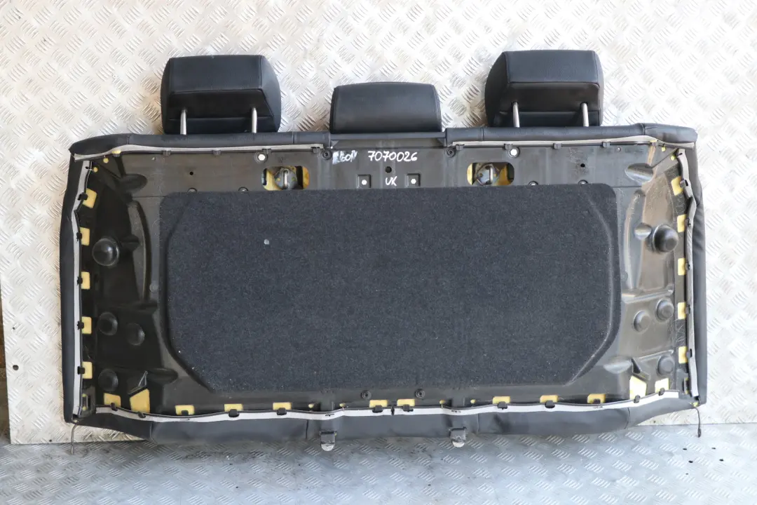 BMW 5 Series E60 Interior Cover Backrest Rear Seats Seat Black Imitation Leather - SKU 7070026 - Part number 7070026