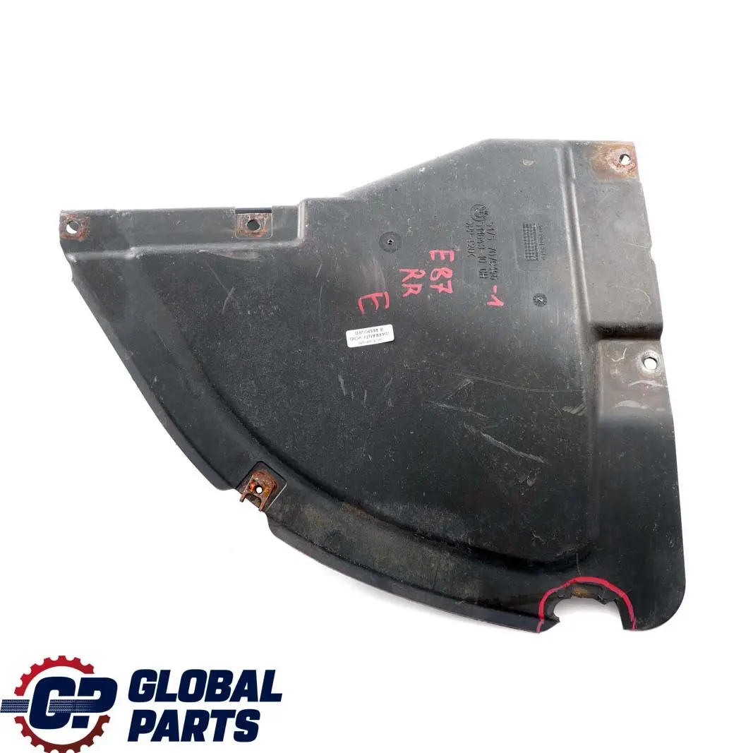 Rivestimento Sottoscocca Posteriore Destro per BMW E81 E87 con numero di parte 7070140 BMW E81 E87 Rivestimento Sottoscocca Posteriore Destro - SKU 7070140-1 - Numero di parte 7070140