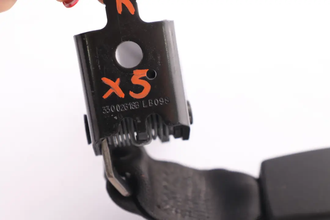 BMW X5 E53 Rear Seat Middle Right Lower Belt Fitting O/S - SKU 7070186 - Part number 7070186