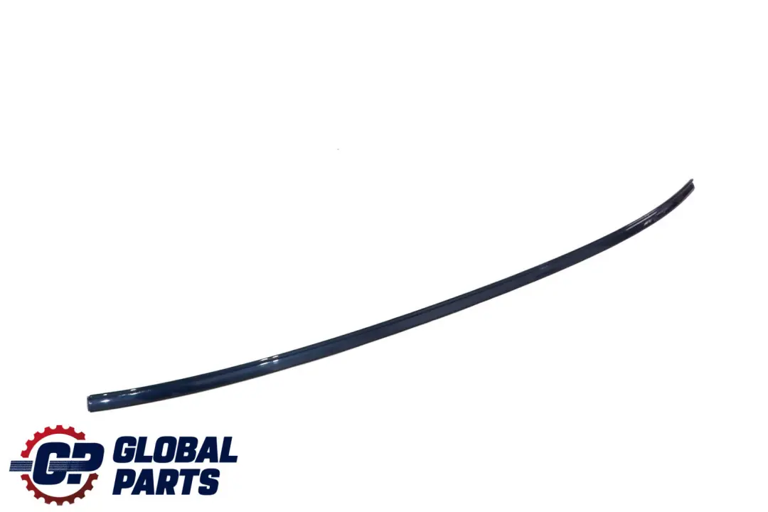 BMW 5 E60 Left Roof Moulding Railing Gutter Rail N/S Tiefseeblau Blue - A76 - SKU 7070195-DSB - Part number 7070195