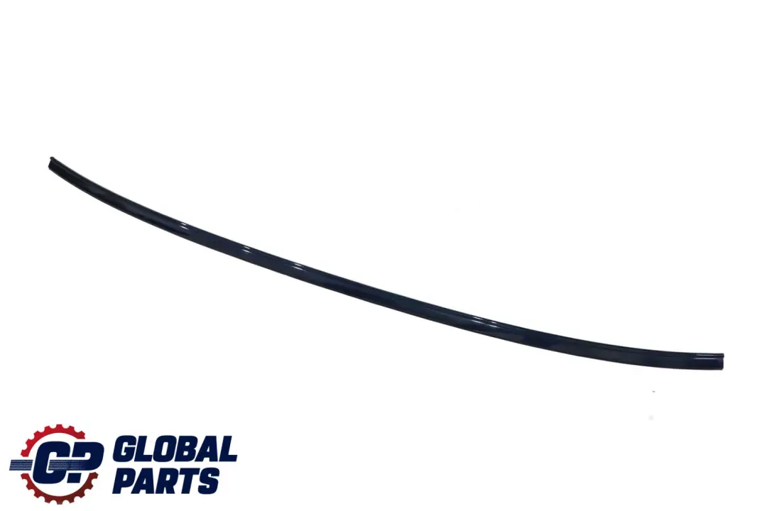 BMW 5 E60 Left Roof Moulding Railing Gutter Rail N/S Tiefseeblau Blue - A76 - SKU 7070195-DSB - Part number 7070195