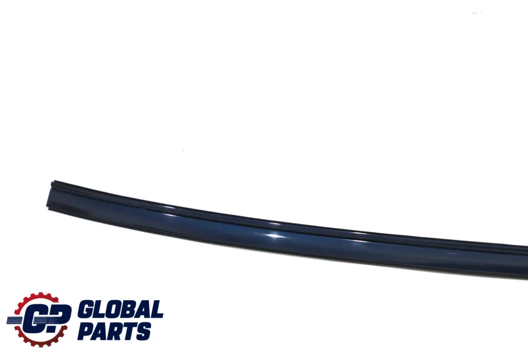 BMW 5 E60 Left Roof Moulding Railing Gutter Rail N/S Tiefseeblau Blue - A76 - SKU 7070195-DSB - Part number 7070195
