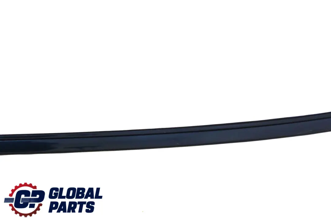 BMW 5 E60 Left Roof Moulding Railing Gutter Rail N/S Tiefseeblau Blue - A76 - SKU 7070195-DSB - Part number 7070195