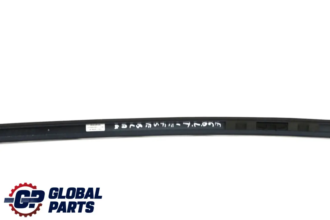 BMW 5 E60 Left Roof Moulding Railing Gutter Rail N/S Tiefseeblau Blue - A76 - SKU 7070195-DSB - Part number 7070195