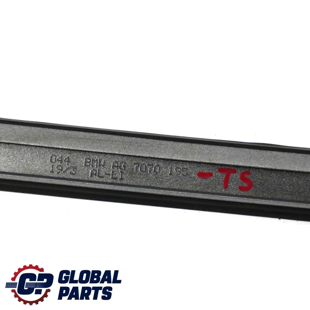 BMW 5 Series E60 E60N Left Roof Moulding Railing Gutter N/S Titansilber Silver - SKU 7070195-TS - Part number 7070195