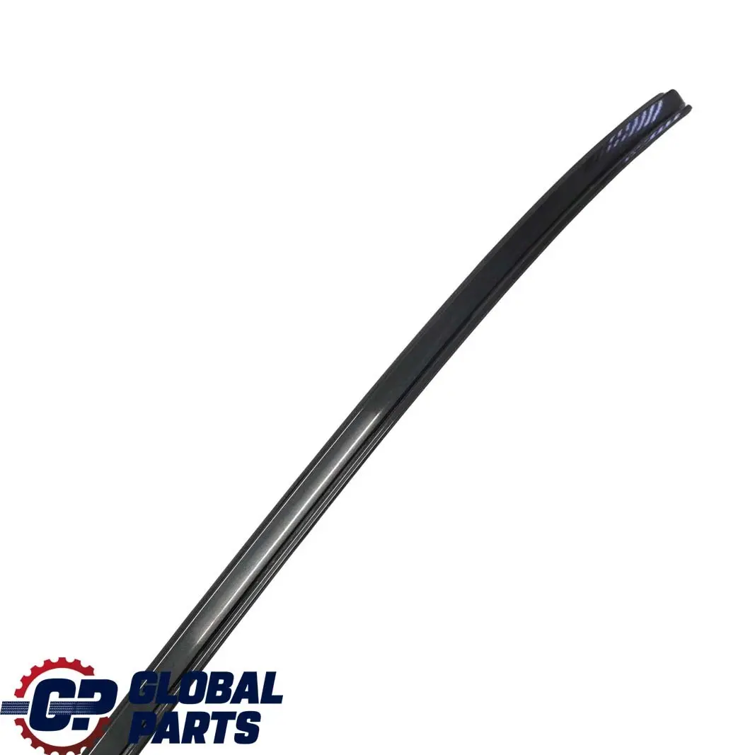 Right Roof Moulding Railing Gutter Rail O/S Black Sapphire Metallic to BMW 5 E60 with Part number 7070196 BMW 5 E60 Right Roof Moulding Railing Gutter Rail O/S Black Sapphire Metallic - SKU 7070196-BS - Part number 7070196