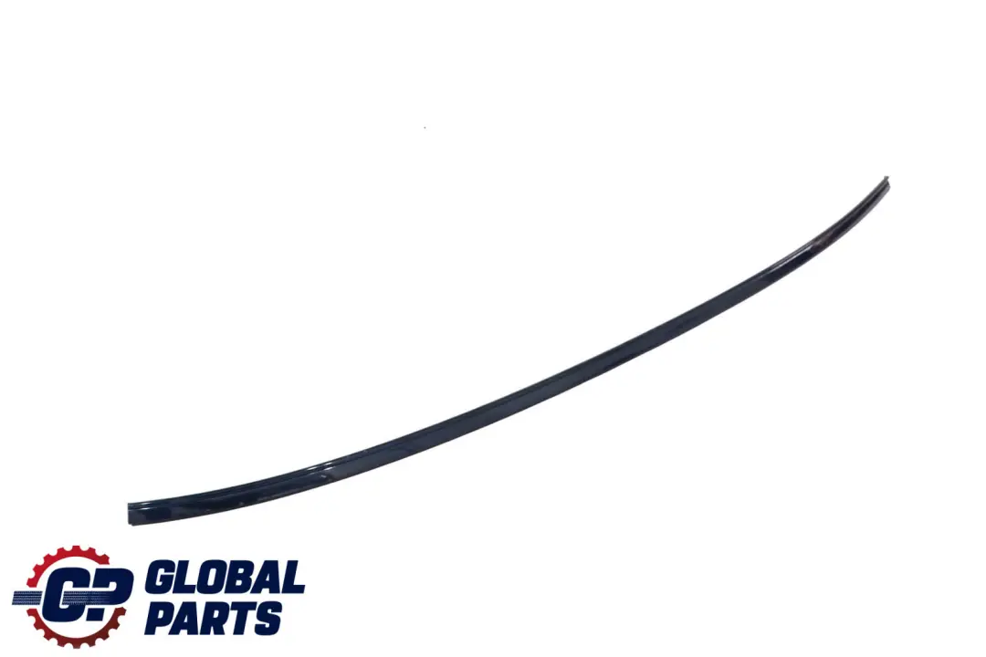 BMW 5 E60 Right Roof Moulding Railing Gutter Rail O/S Tiefseeblau Blue - A76 - SKU 7070196-DSB - Part number 7070196