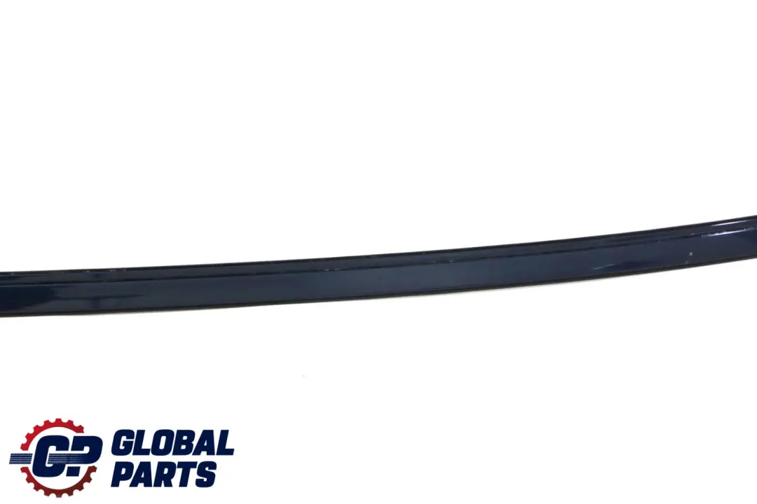 BMW 5 E60 Right Roof Moulding Railing Gutter Rail O/S Tiefseeblau Blue - A76 - SKU 7070196-DSB - Part number 7070196
