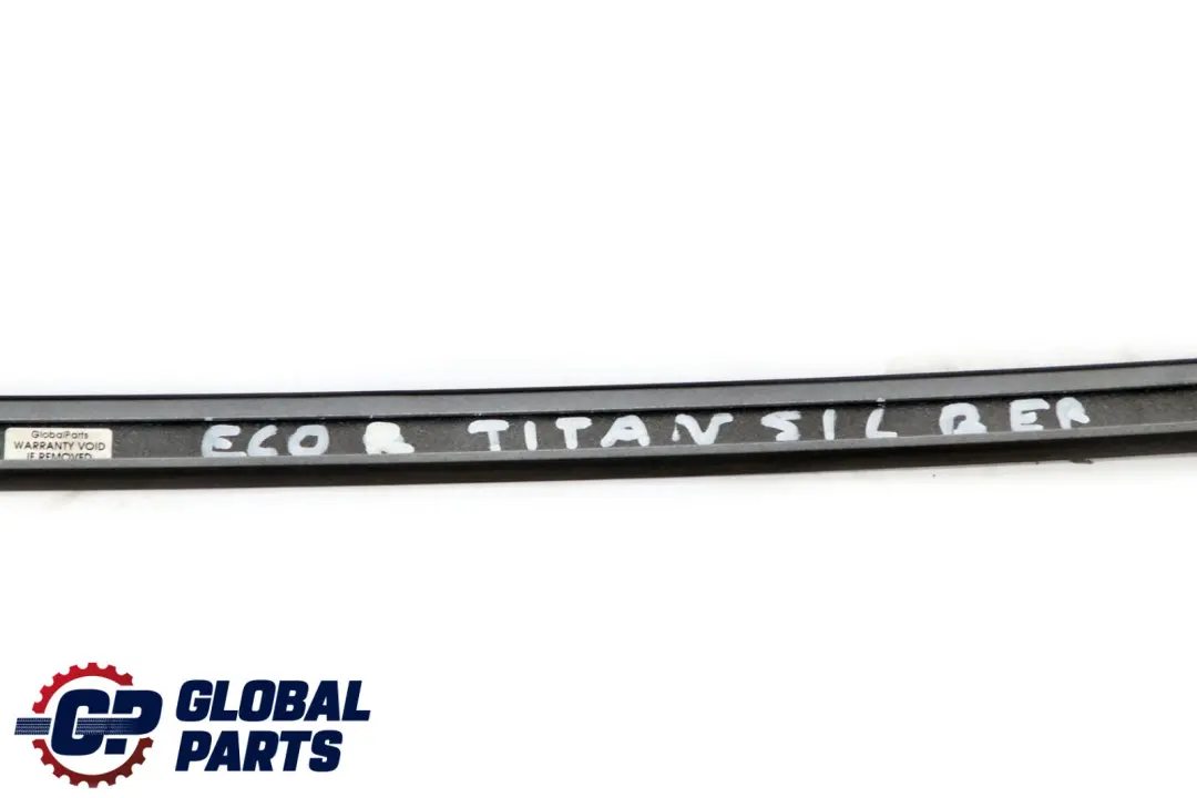 Roof Moulding Strip Gutter Right O/S Titansilber Silver 354 to BMW E60 with Part number 7070196 BMW E60 Roof Moulding Strip Gutter Right O/S Titansilber Silver 354 - SKU 7070196-TS - Part number 7070196