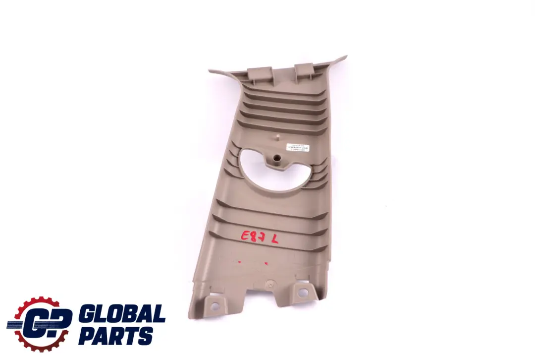 Tapa Columna B Superior Izquierda Embellecedor Beige para BMW E87 E87N LCI con número de pieza 7070243 BMW E87 E87N LCI Tapa Columna B Superior Izquierda Embellecedor Beige - SKU 7070243 - Número de pieza 7070243