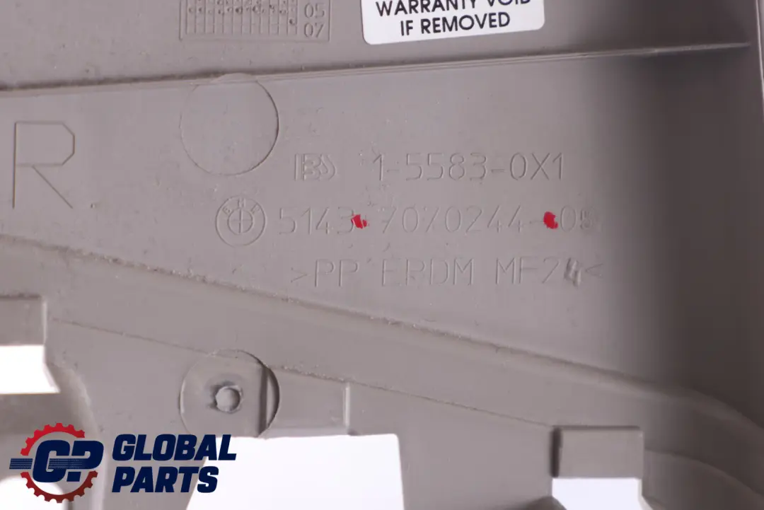 Column B Upper Right Trim Beige to BMW 1 Series E87 E87N LCI Cover with Part number 7120544 BMW 1 Series E87 E87N LCI Cover Column B Upper Right Trim Beige - SKU 7070244 - Part number 7120544