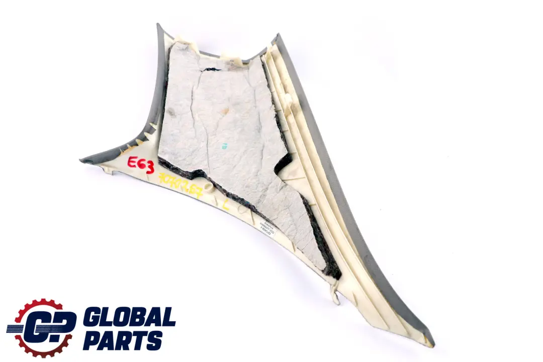 BMW 6Er E63 Abdeckung C-Säule Links Himmelgrau Grau - SKU 7070267 - Teilenummer 7070267