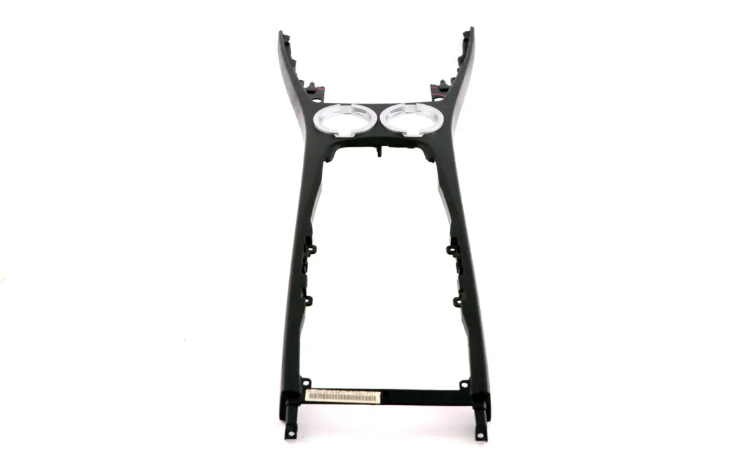 BMW Serie 7 E65 Console centrale Portabevande Base Pelle Schwarz Nero - SKU 7070272-1 - Numero di parte 7044494