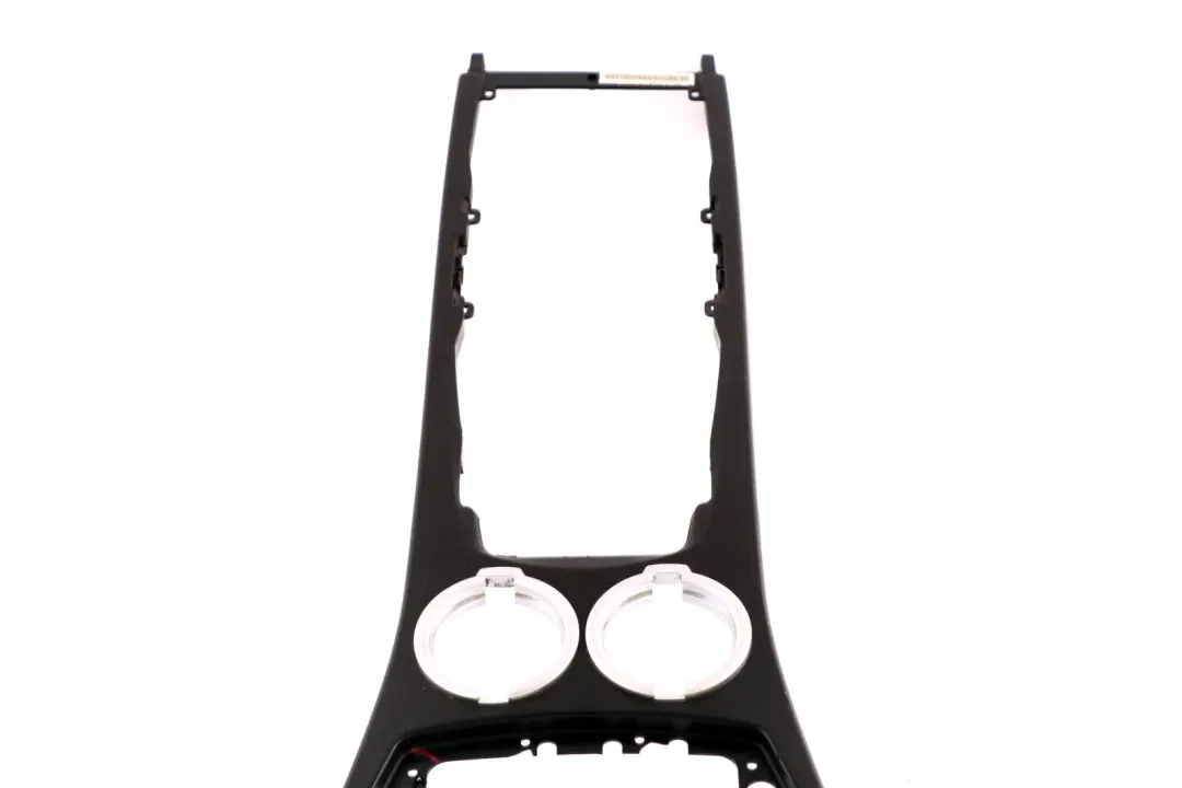 Console centrale Portabevande Base Pelle Schwarz Nero per BMW Serie 7 E65 con numero di parte 7044494 BMW Serie 7 E65 Console centrale Portabevande Base Pelle Schwarz Nero - SKU 7070272-1 - Numero di parte 7044494