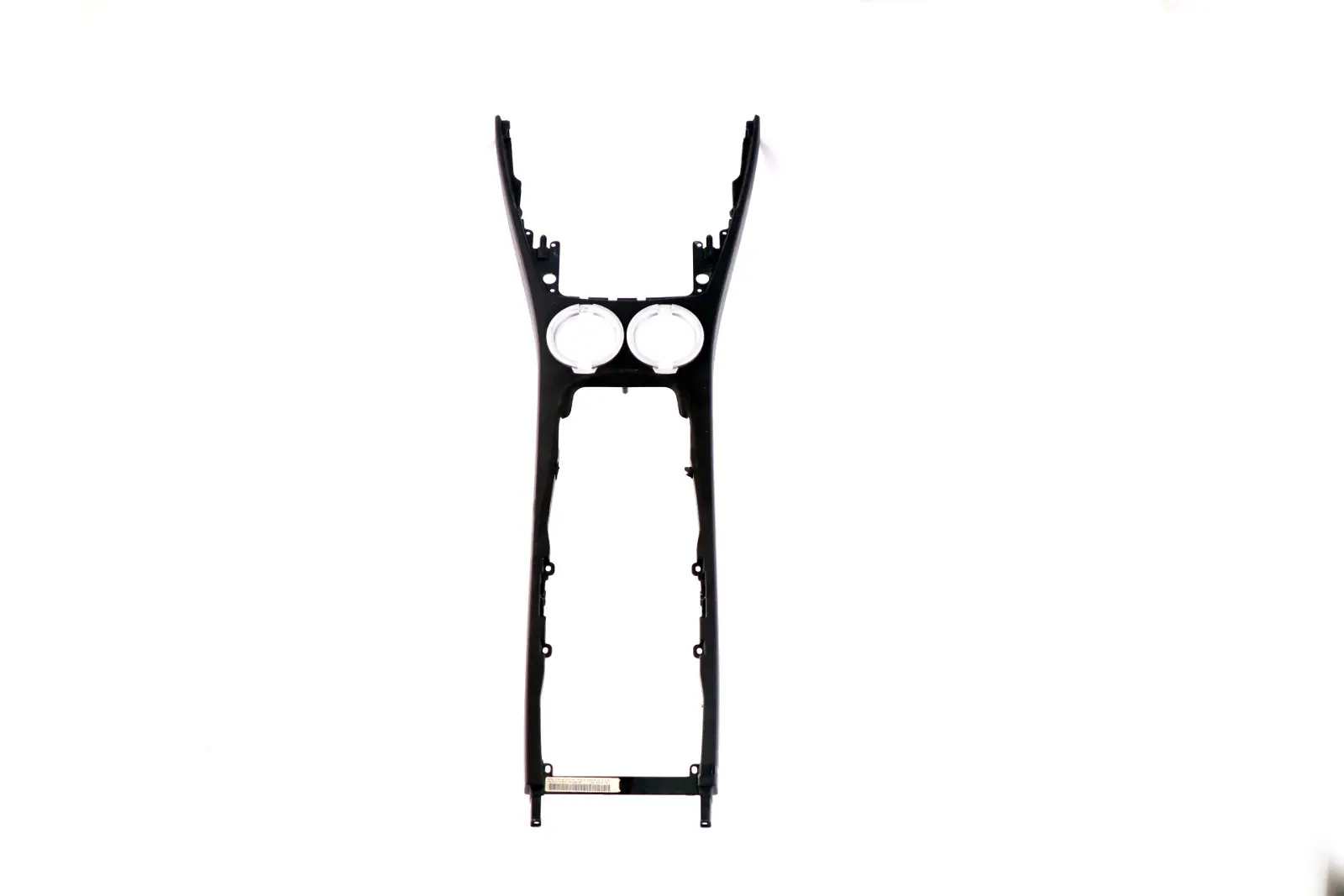BMW E65 Consola Central Portavasos Base Cuero Schwarz Negro
