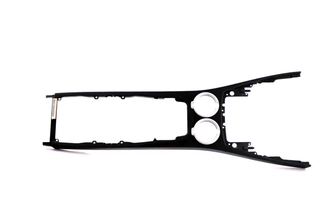 Consola Central Portavasos Base Cuero Schwarz Negro para BMW E65 con número de pieza 7044494 BMW E65 Consola Central Portavasos Base Cuero Schwarz Negro - SKU 7070272 - Número de pieza 7044494