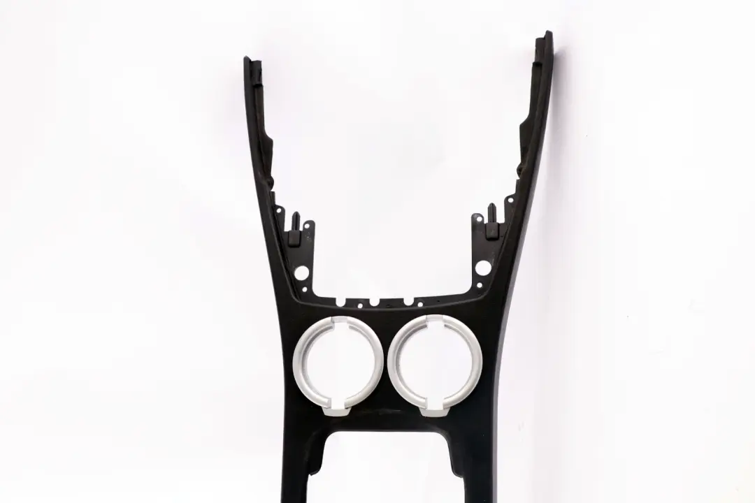 Consola Central Portavasos Base Cuero Schwarz Negro para BMW E65 con número de pieza 7044494 BMW E65 Consola Central Portavasos Base Cuero Schwarz Negro - SKU 7070272 - Número de pieza 7044494