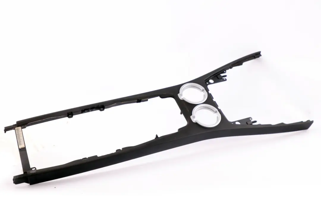 Consola Central Portavasos Base Cuero Schwarz Negro para BMW E65 con número de pieza 7044494 BMW E65 Consola Central Portavasos Base Cuero Schwarz Negro - SKU 7070272 - Número de pieza 7044494