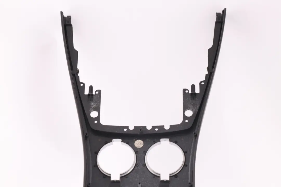 Consola Central Portavasos Base Cuero Schwarz Negro para BMW E65 con número de pieza 7044494 BMW E65 Consola Central Portavasos Base Cuero Schwarz Negro - SKU 7070272 - Número de pieza 7044494