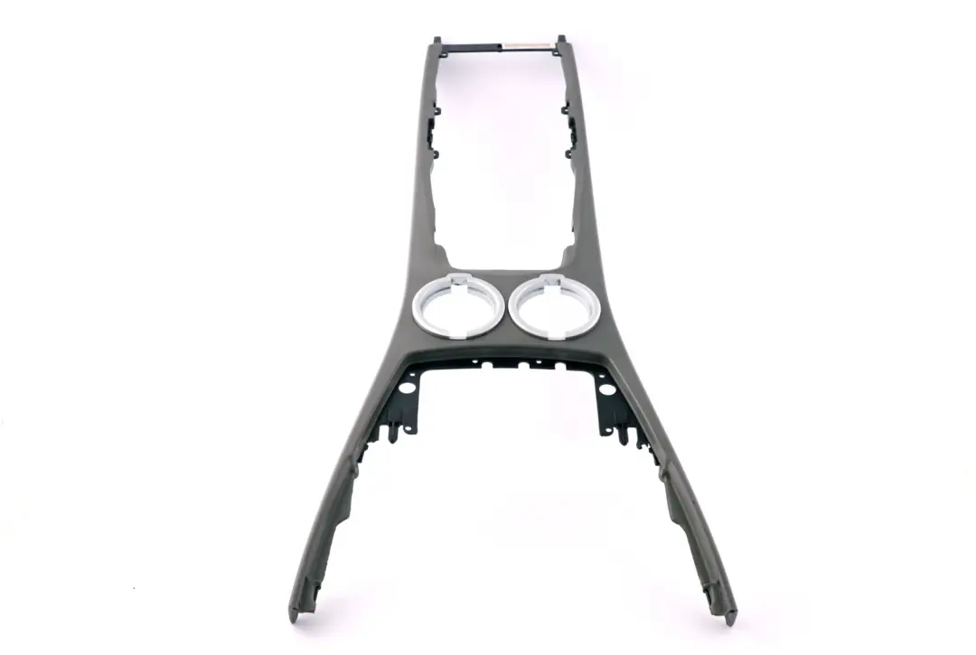 BMW E65 Centre Console Drink Holder Base Leather Flanellgrau Grey - SKU 7070273 - Part number 7070273
