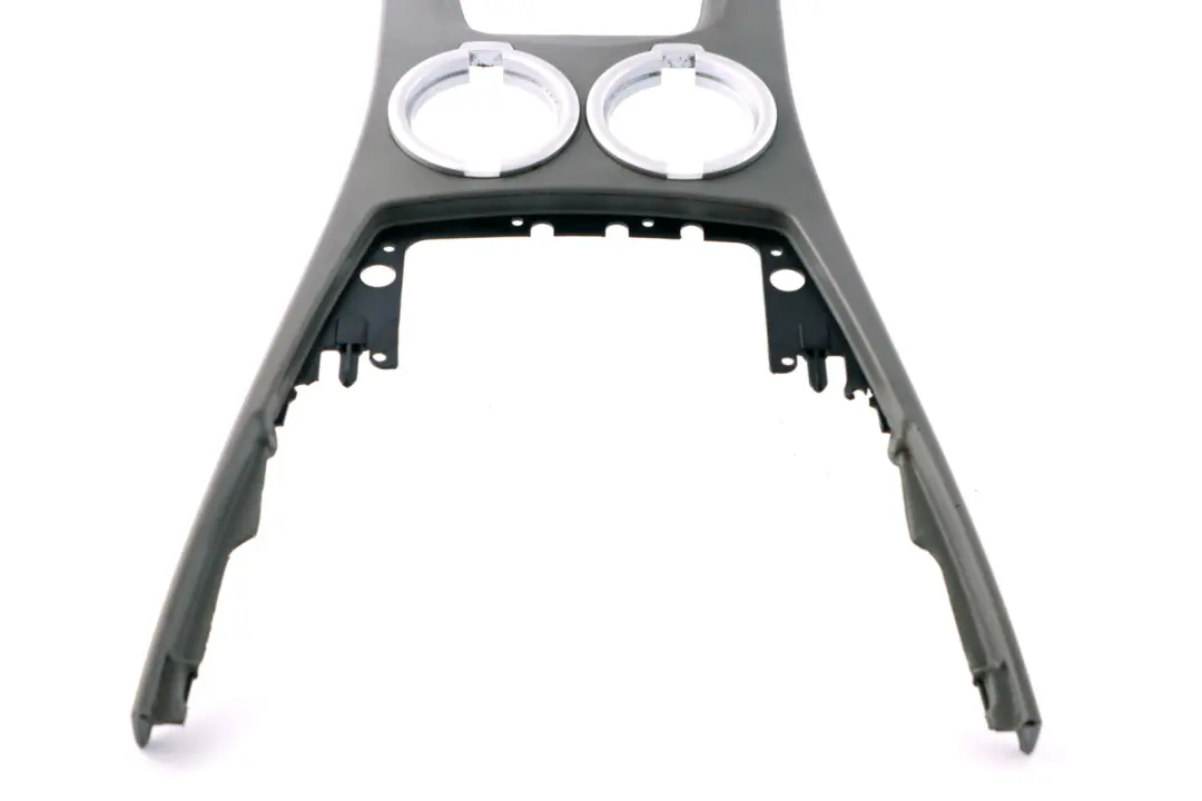 BMW E65 Centre Console Drink Holder Base Leather Flanellgrau Grey - SKU 7070273 - Part number 7070273