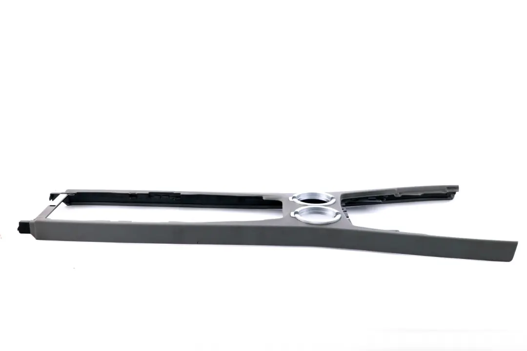 BMW E65 Centre Console Drink Holder Base Leather Flanellgrau Grey - SKU 7070273 - Part number 7070273