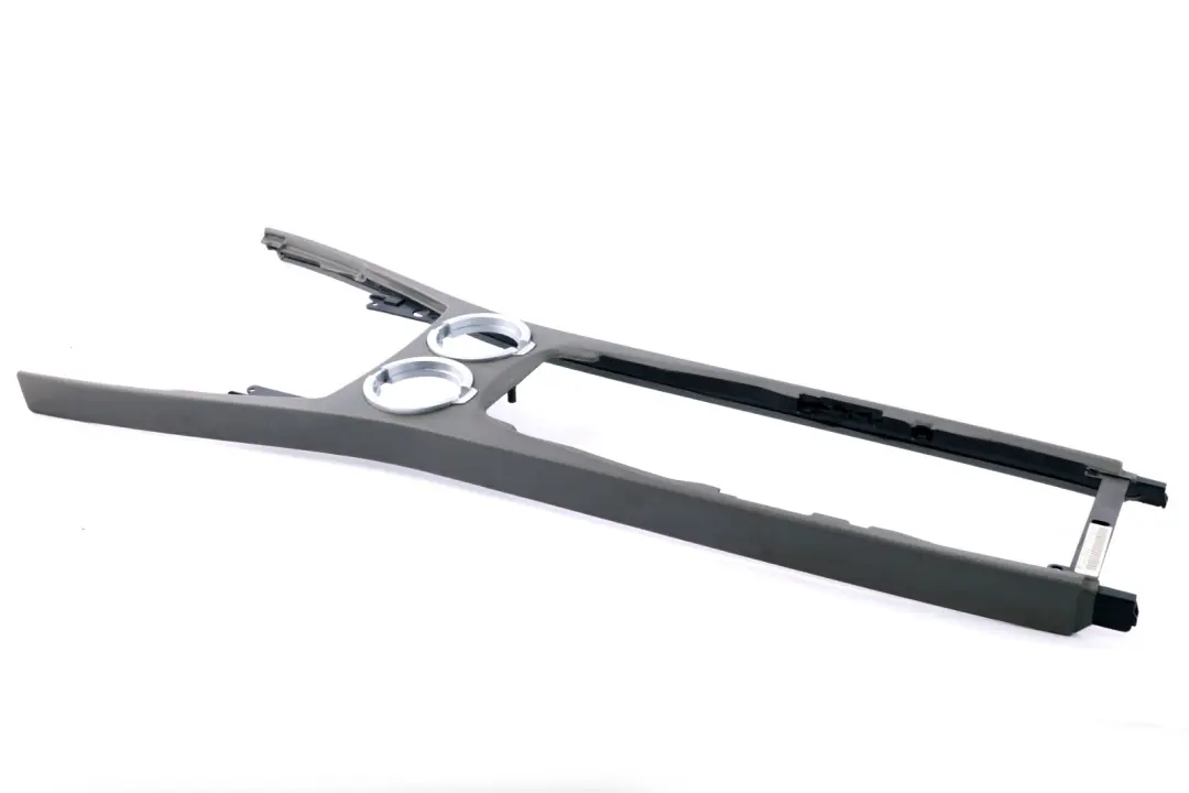 Consola Central Portavasos Base Cuero Flanellgrau Gris para BMW E65 con número de pieza 7070273 BMW E65 Consola Central Portavasos Base Cuero Flanellgrau Gris - SKU 7070273 - Número de pieza 7070273