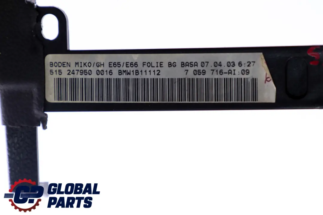 BMW E65 E66 Centre Console Drink Holder Base Surround Grey Basaltgrau 7059716 - SKU 7070275 - Part number 7070275