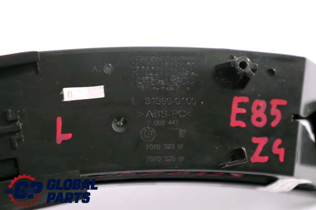 BMW Z4 Series E85 E86 Left N/S Cup Drink Holder Dashboard Dash Black 7068447 - SKU 7070323 - Part number 7070323