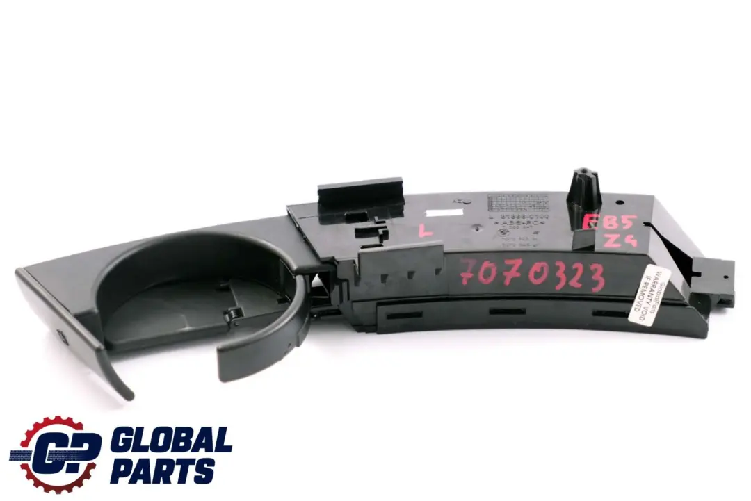 Getränkehalter Links Schwarz 7068447 für BMW Z4 er E85 E86 mit Teilenummer 7070323 BMW Z4 er E85 E86 Getränkehalter Links Schwarz 7068447 - SKU 7070323 - Teilenummer 7070323