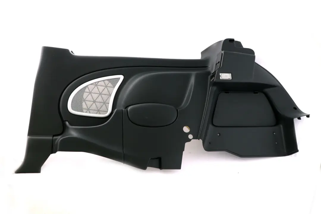 Right O/S Lateral Trim Side Panel Panther Black to Mini Cooper R50 R53 Rear with Part number 7070338 Mini Cooper R50 R53 Rear Right O/S Lateral Trim Side Panel Panther Black - SKU 7070338 - Part number 7070338