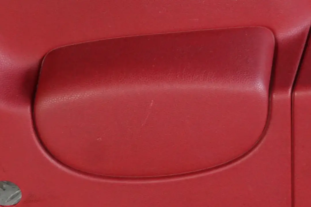 Left N/S Lateral Trim Side Panel Tartan Red to BMW Mini Cooper R50 R53 Rear with Part number 7070341 BMW Mini Cooper R50 R53 Rear Left N/S Lateral Trim Side Panel Tartan Red - SKU 7070341 - Part number 7070341