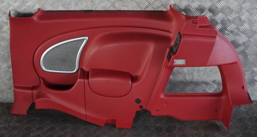Right O/S Lateral Trim Side Panel Tartan Red to BMW Mini Cooper R50 Rear with Part number 7070452 BMW Mini Cooper R50 Rear Right O/S Lateral Trim Side Panel Tartan Red - SKU 7070452 - Part number 7070452