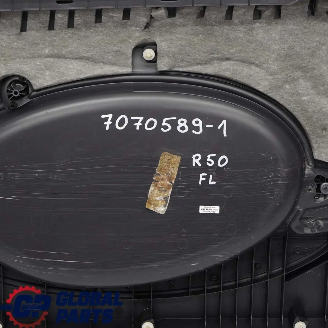 BMW Mini R50 Türverkleidung Dekor Anthrazit Vorne Rechts Kaleido Schwarz Gold - SKU 7070589-1 - Teilenummer 7070589