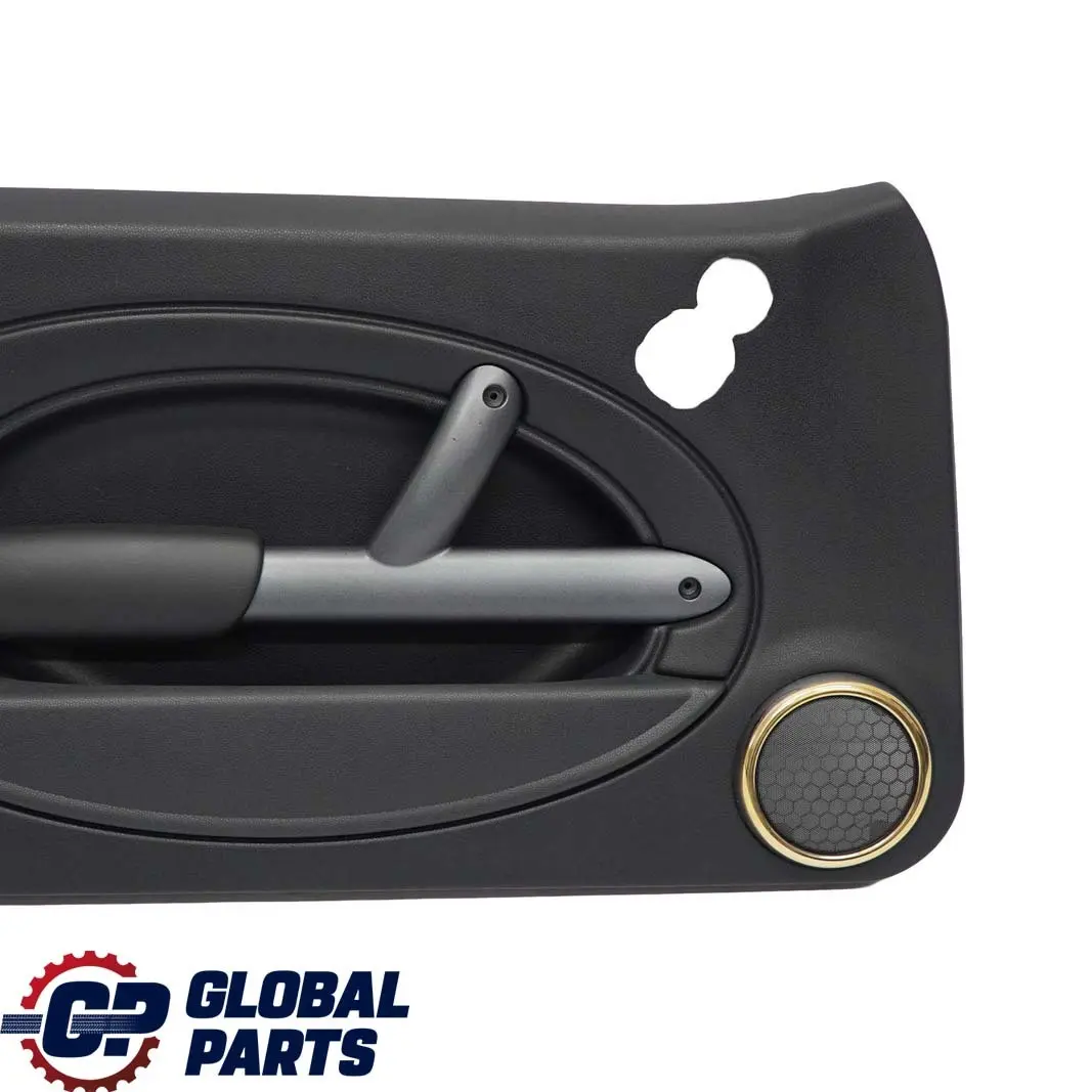 Front Left N/S Door Card Side Trim Panther Black Kaleido Gold to BMW Mini R50 with Part number 7070589 BMW Mini R50 Front Left N/S Door Card Side Trim Panther Black Kaleido Gold - SKU 7070589-1 - Part number 7070589