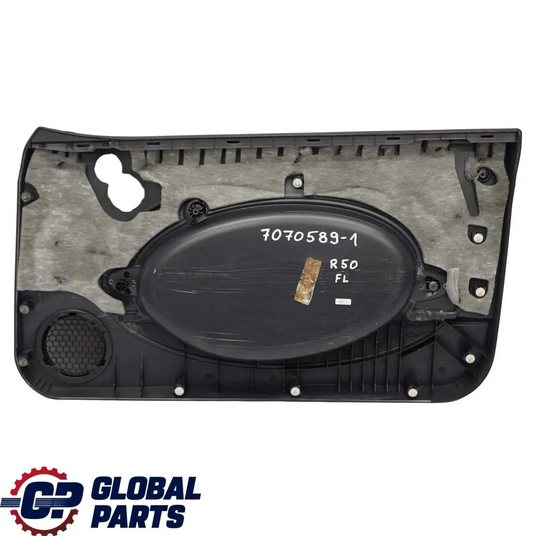 Türverkleidung Dekor Anthrazit Vorne Rechts Kaleido Schwarz Gold für BMW Mini R50 mit Teilenummer 7070589 BMW Mini R50 Türverkleidung Dekor Anthrazit Vorne Rechts Kaleido Schwarz Gold - SKU 7070589-1 - Teilenummer 7070589