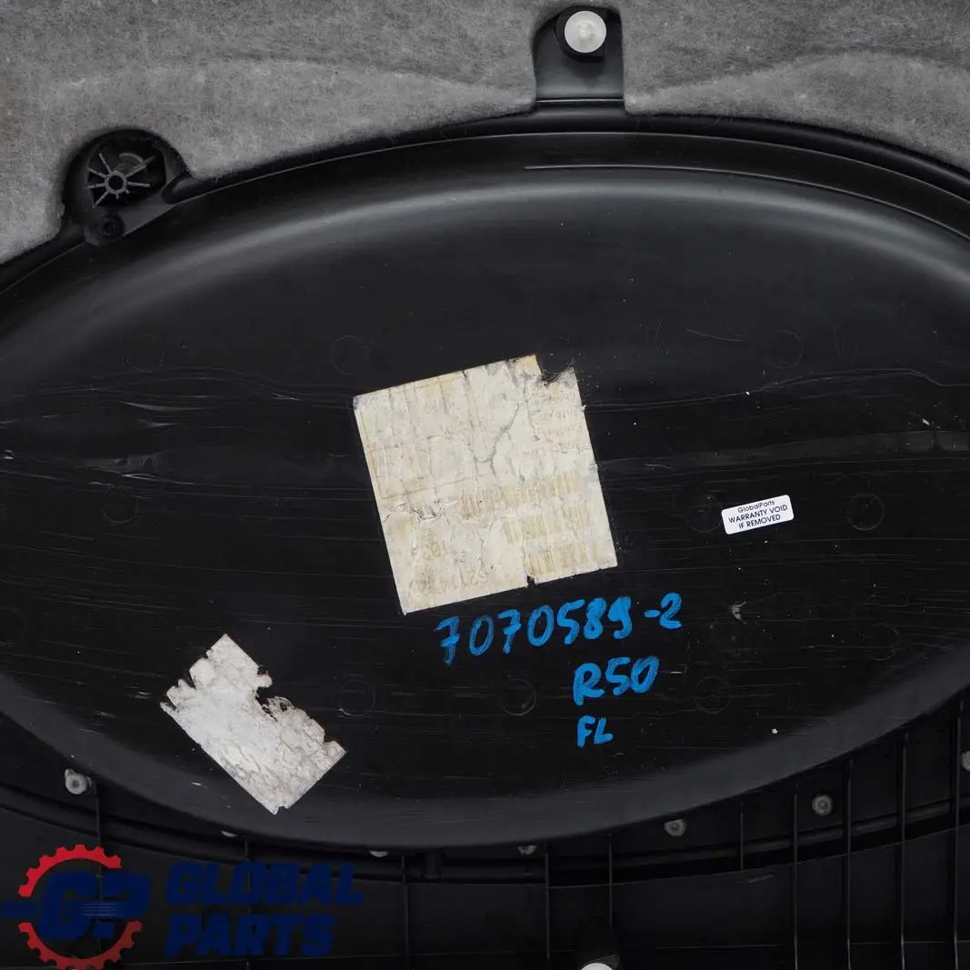 BMW Mini R50 Anteriore Sinistra Scheda Porta Lato Trim Panther Aqua Kaleido - SKU 7070589-2 - Numero di parte 7070589