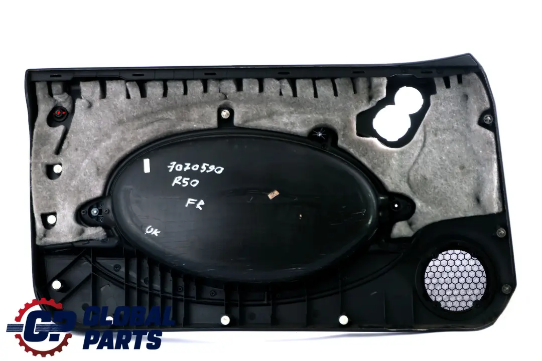 Türverkleidung Dekor Anthrazit Vorne Rechts Panther Black Kaleido für BMW Mini R50 mit Teilenummer 7070590 BMW Mini R50 Türverkleidung Dekor Anthrazit Vorne Rechts Panther Black Kaleido - SKU 7070590-1 - Teilenummer 7070590