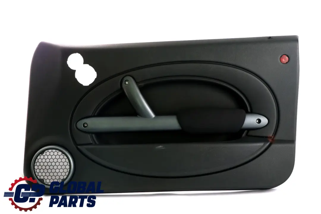 Front Right O/S Door Card Side Trim Panther Black Kaleido to BMW Mini R50 with Part number 7070590 BMW Mini R50 Front Right O/S Door Card Side Trim Panther Black Kaleido - SKU 7070590-1 - Part number 7070590