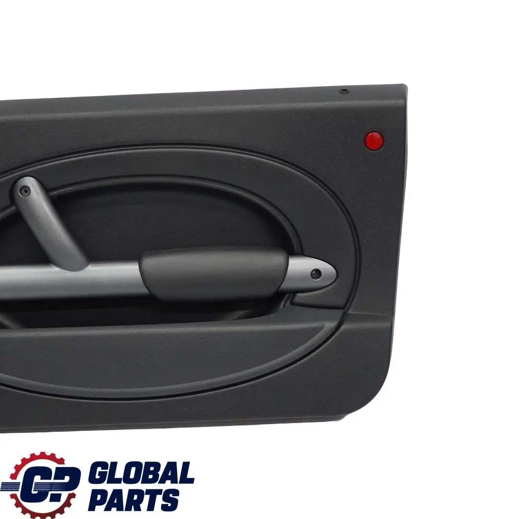 Front Right O/S Door Card Side Trim Panther Black Kaleido to BMW Mini R50 2 with Part number 7070590 BMW Mini R50 2 Front Right O/S Door Card Side Trim Panther Black Kaleido - SKU 7070590-2 - Part number 7070590