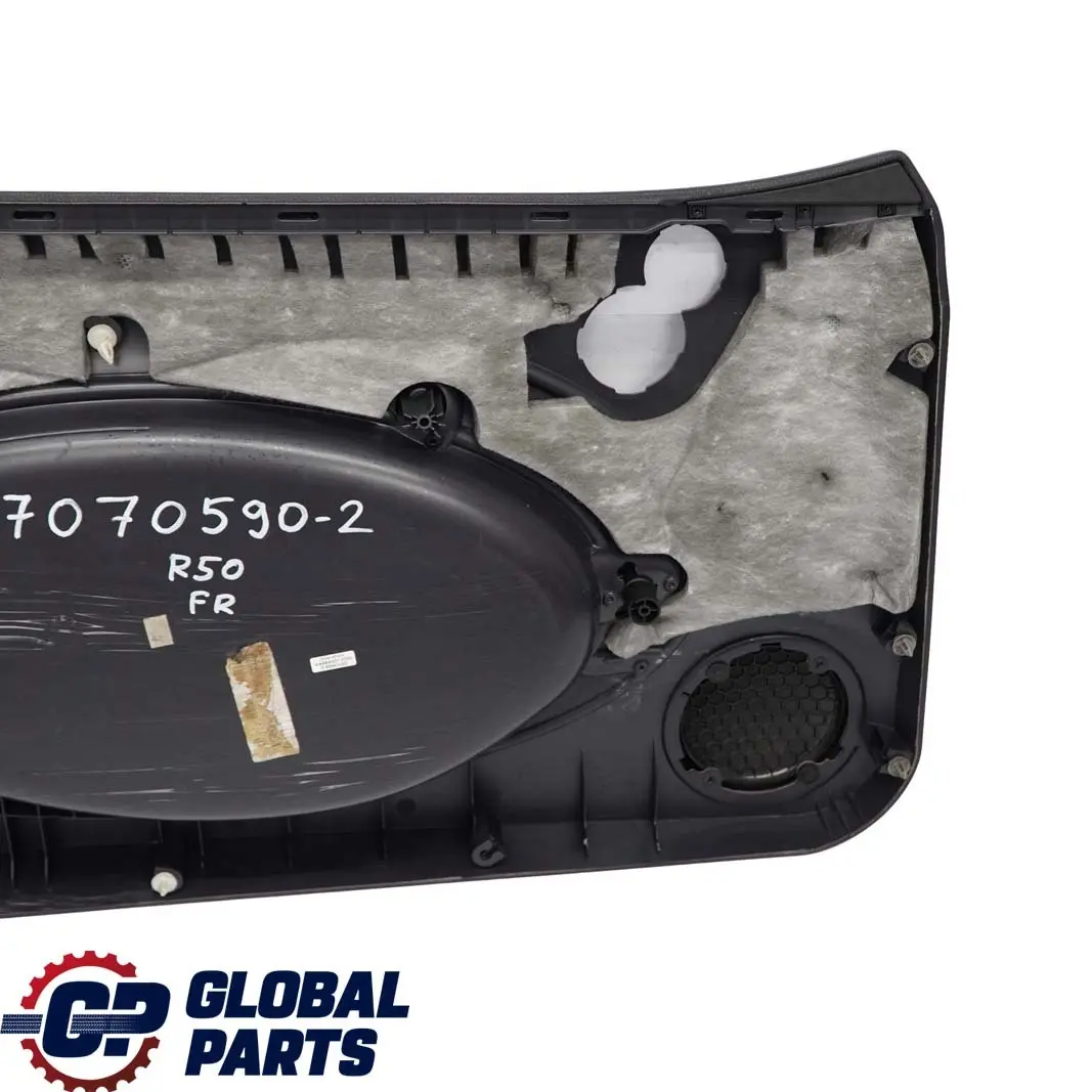 BMW Mini R50 2 Front Right O/S Door Card Side Trim Panther Black Kaleido - SKU 7070590-2 - Part number 7070590