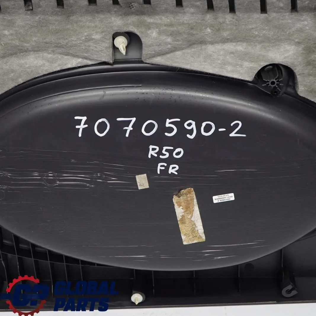 Front Right O/S Door Card Side Trim Panther Black Kaleido to BMW Mini R50 2 with Part number 7070590 BMW Mini R50 2 Front Right O/S Door Card Side Trim Panther Black Kaleido - SKU 7070590-2 - Part number 7070590
