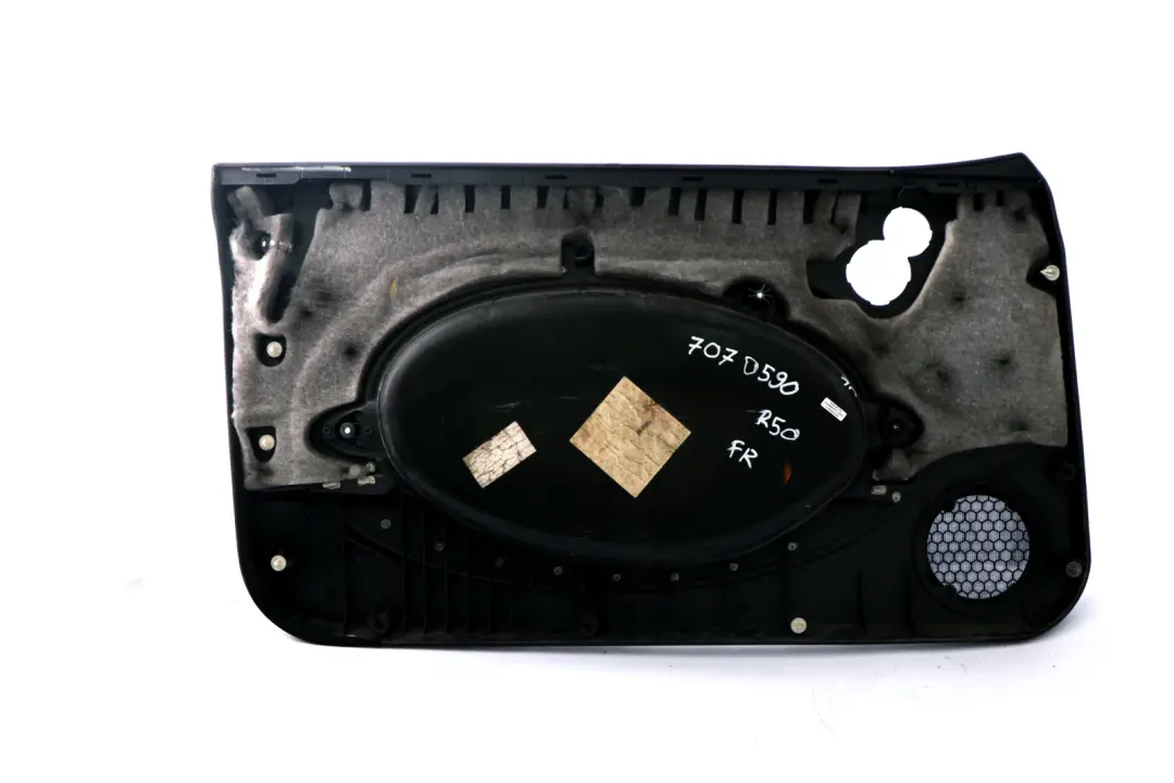 Türverkleidung Dekor Anthrazit vorne rechts Panther Black Kaleido für BMW Mini R50 mit Teilenummer 7070590 BMW Mini R50 Türverkleidung Dekor Anthrazit vorne rechts Panther Black Kaleido - SKU 7070590 - Teilenummer 7070590