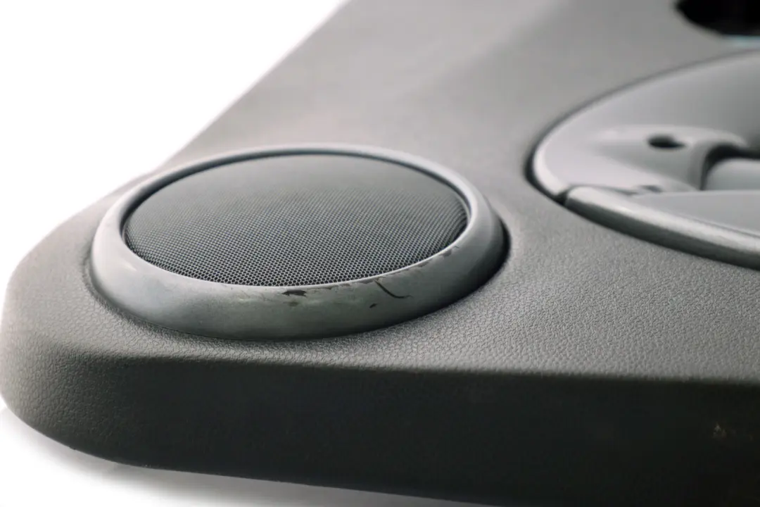 Front Right O/S Door Card Side Trim Panther Black Kaleido to BMW Mini R50 R52 with Part number 7070590 BMW Mini R50 R52 Front Right O/S Door Card Side Trim Panther Black Kaleido - SKU 7070590 - Part number 7070590