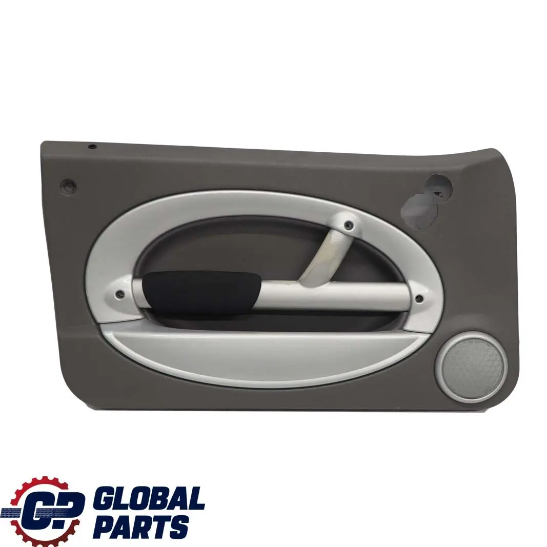 Frente Izquierda Tarjeta de la Puerta Lado Paño Tela Gris Plata para Mini R50 R53 con número de pieza 7070591 Mini R50 R53 Frente Izquierda Tarjeta de la Puerta Lado Paño Tela Gris Plata - SKU 7070591 - Número de pieza 7070591