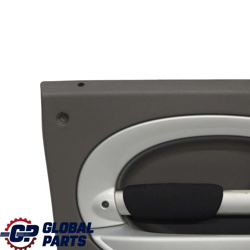 Mini R50 Pannello Porta Decorazione Frontale SX Grigio Argento Tessuto - SKU 7070591 - Numero di parte 7070591